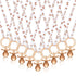 Geiserailie 36 Pcs Baby Shower Pacifiers Necklace Acrylic Pacifiers Necklace Charm Party Favors