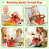 6-12 1-3 Baby Toys Months: Plush Surprise Barn with Stuffed Farm Animals, Rattle, Crinkle Paper, Mirror, Busy