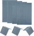 MECCANIXITY Mini DIY Tiles Model Building Set, PVC Miniature Roof Tiles for Model Building Dolls Houses Garden Sand