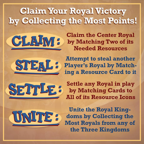 Royal Turmoil Wildly Fun Card Game for Kids 8-12, Family Game and Learning Game for Family Night