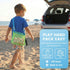 3 2 Pack otters Beach Mesh Shovel with Mesh Beach Bag for Shell Collecting, Sand Sifters Shell Collect Bag for Kids
