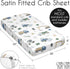 Bulldozer Sweet Jojo Designs Green Blue Construction Truck Boy Baby Satin Fitted Crib Sheet Infant Newborn Nursery