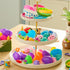 100 JOYIN Pcs Prefilled Easter Eggs With Assorted Toys Plus Stickers Inside, Stuffed Eggs with Diverse toys for Easter