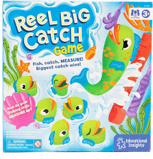 Educational Insights Reel Big Catch Game - Preschool Early Math Game, Gift for Kids Ages 3+