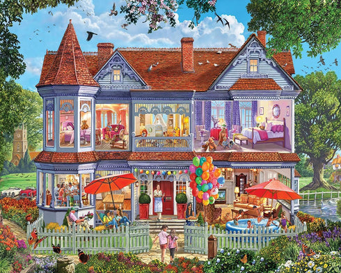White Mountain Puzzles - Summer House 1000 Piece Jigsaw Puzzle