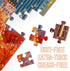 Fall Central Park Puzzles 1000 Pieces for Adults, Fun Autumn Art Puzzle Collage as Home Decor