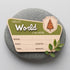 TTMerriwood 6.5" Adventure Hello World I'm Here Sign, Wooden Retro Birth Announcement Prop, Camping Nursery Keepsake