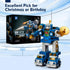hahaland Toys for Ages 5-7 | 5 in 1 STEM Take Apart Trucks Transform to Robot, Birthday Gift for Boys