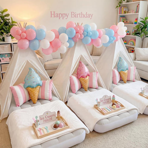 wilwolfer Kids Teepee Tent for Girls or Boys with Carry Case, Foldable Play Tent for Toddler Suit for Indoor