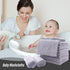 Sunny zzzZZ Ultra Soft 24 Pack Baby Washcloths - 10x10 Inches Coral Fleece, Extra Absorbent for Sensitive Skin