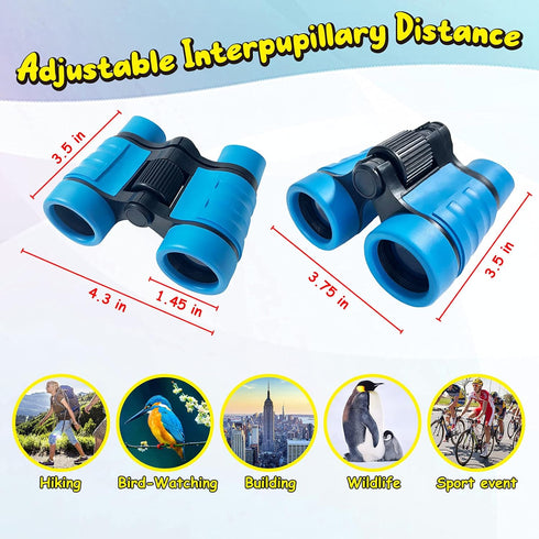 ESSENSON Kids Explorer Kit - Outdoor Adventure Kit with Binoculars, Summer Toys for Kids Ages 4-8