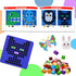 500 10 Counting STEM Toys Pixel Art Kit for Kids, Pcs Colors Pixel Bricks Challenge Fine Motor Skills Game Educational