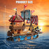 TYCOLE (916 8-12 Pirate Ship Building Kit Pcs) with LED Lights - Standard Brick - Compatible Creative Pirate Toy Model
