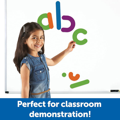 Learning Resources Giant Magnetic Letter Construction - Alphabet Magnets, Letter Building and Recognition, Learn