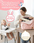 Captainbear 2Pack Silicone Placemats for Baby&Kid, Stain-Proof Non-Slip Baby Place Mat for Restaurant Highchair& Home