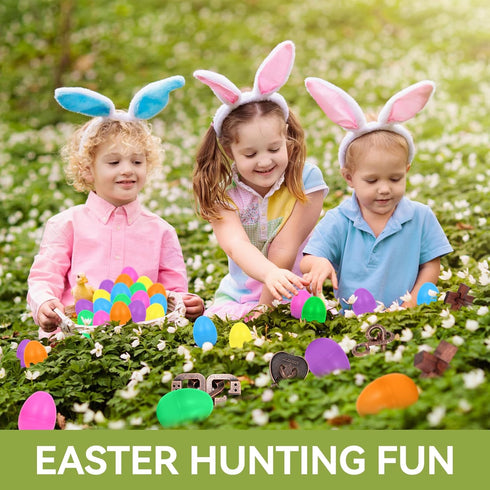 Mytothfy 24 Pack Easter Eggs Filled with Brain Teaser Puzzles, Easter Basket Stuffers for Kids Teens Adults, Easters