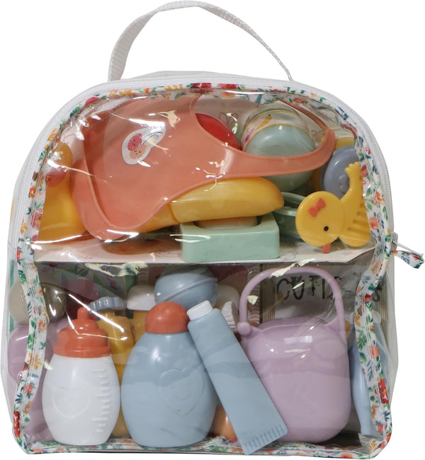 JC Toys Baby Doll Nursery 20 Piece Accessory Bag, Fits Most Dolls, Nursery Accessories, Ages 2+