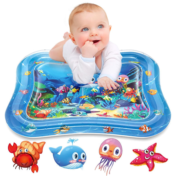 Infinno Inflatable Tummy Time Mat - Premium Baby Water Play Mat for Infants and Toddlers