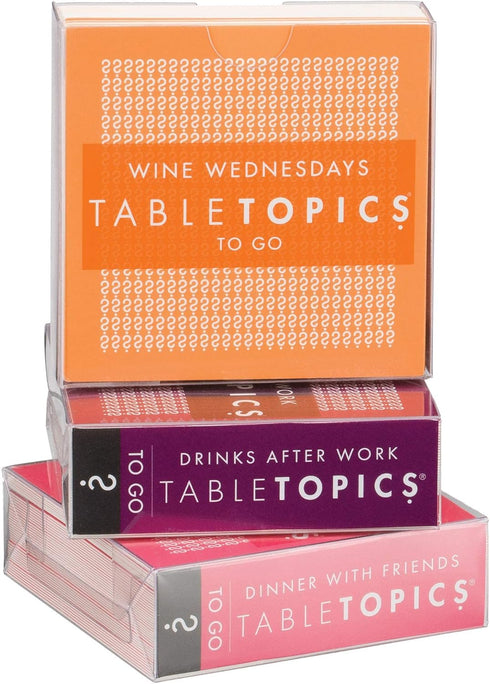 TableTopics Friends Conversation Pack - 120 Fun Question Cards for Game Night and New Conversations