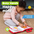 1-3, 1 deMoca Busy Book for Toddlers Quiet Montessori Airplane Activity Book, Travel Learning Toy Board for Year Old