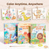1-3, 2-4, 4-6, Jar Melo Paint with Water Books for Toddlers, Mess Free Watercolor Painting Activity for Kids Ages Art