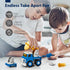 hahaland Toys for Ages 5-7 | 5 in 1 STEM Take Apart Trucks Transform to Robot, Birthday Gift for Boys