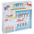 BTBB-24938 Set 4pcs C.R. Gibson Hero Board Book, Wall Reward Chart, and Sticker Potty Training Supplies for Toddlers