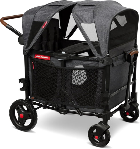 Radio Flyer Voya XT Cargo Net, Rear Storage Net for Stroller Wagons, Durable and Secure Stroller Organizer, Compatible