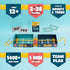 Trivia Battle Board Game for 2-20 Players - Tuga War in a Box, 1400 Questions for Family, Couples, and Teens