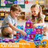 80 3 4 5 6 7 8+, Set 3-5 4-8, 2-4 MSKOLER PCS Magnetism Blocks Tiles for Kids Ages Building for Toddlers Stacking