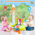 Kids Drum Set for Toddlers 1-3, Musical Baby Toys for 1 Year Old Boy, Learning Toys with Microphone and Light