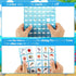 Fainne Ocean Bingo Game - 28 Players for Kids, Under Sea Creature Playing Cards, Educational Memory Group Games