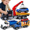 YHXKJ 3 Pack 12'' Large Trucks Toy Set,Transport Tow Truck Toy & Dump
