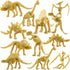 Bedwina Dinosaur Fossil Skeleton Pack of 24, 3.7 Inch Assorted Plastic Dino Figure Bones for Kids Science Dig Kit
