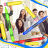 6 4 Pcs Giant Large Inflatable Crayons Hanging Neon Back to School Pencil Crayons Classroom Decoration for Back