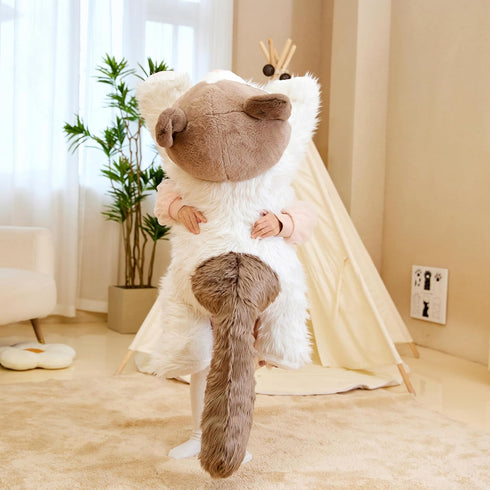 IKASA Giant Cat Ragdoll Stuffed Animal Plush Toy, 30" Jumbo Soft Fluffy Plushie Gifts for Kids