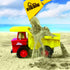 100% 11.25" 6.5" 7.25" 3+ The Big Dig Dump Truck | Made of Recycled Plastic | Long x Wide x Tall | Red and Yellow |