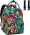 Multi-Function Diaper Bag Backpack with Large Capacity and Insulated Pockets for Mom/Dad, Leaf