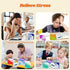200 Pack Mini Pop Keychain Fidget Toys Square Sensory Stress Relief Toy Bulk for Kids & Adults | Party Favors, Goodie
