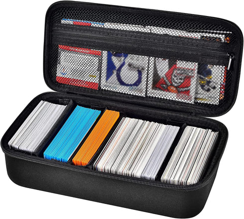 900+ Card Game Case Holder for Cards Against Humanity, Magic The Gathering, Yugioh, Football, Topps Sports Card (Black)