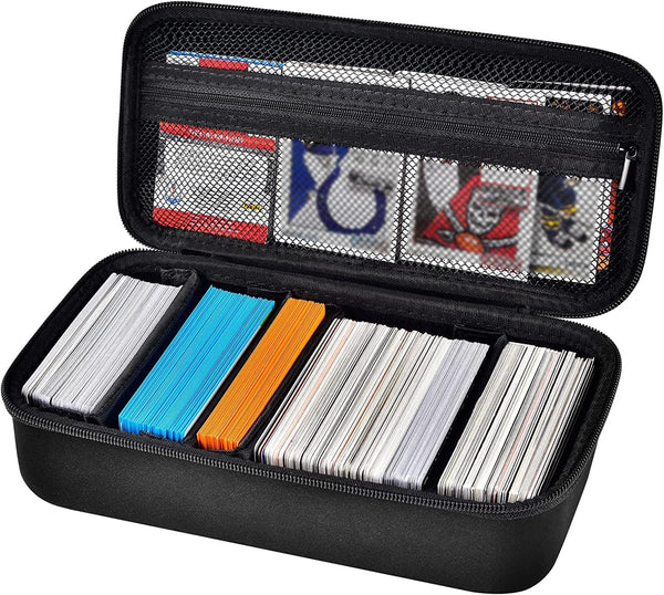 900+ Card Game Case Holder for Cards Against Humanity, Magic The Gathering, Yugioh, Football, Topps Sports Card (Black)