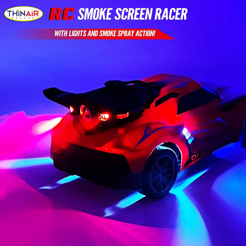 2.4 Nature Bound Remote Control Car, Smoke Screen Racer, GHz RC Vehicle with Spraying Mist & Light for Kids, Sport