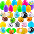 JOYIN 12 Pcs Prefilled Easter Eggs with Toys, Plastic Easter Eggs with
