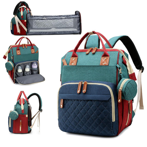 Awanhe Diaper Bag, Backpack with Changing Station, Waterproof Baby Bag for Boys &