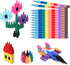 Stacking Crayons, 15 pc Set, Buildable and Stackable for Drawing, Coloring, Arts and Crafts