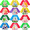 JaGely Kids Art Smocks Toddler Smock Waterproof Painting Aprons Children Apron with