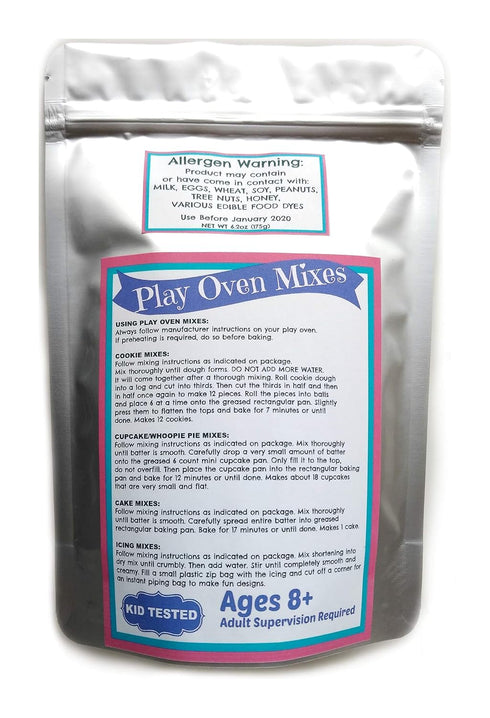 Play Oven Mixes 10 Pack Set 6.4 oz Children's Easy to Bake Oven Mixes Play Toy Real Cupcake Super Mega Refill Kit