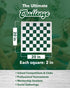 Set 34 WE Games Chess - Tournament Style with Pieces, Vinyl Roll-Up Board, Storage Bag & Equalizer Dice. Ideal