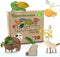 Nature Wooden Toys Locomo Family II Animal Figures Waldorf Open-Ended Educational Outdoor