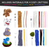 Cozy 4 WeVeel Craftworks Chenille Stem Animal Craft Kit for Adults Create Adorable Animals (Kitty, Puppy, Bird & Owl)